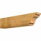 Ekena Millwork Mediterranean Rough Sawn Rafter Tail, Western Red Cedar, 6"W x 10"H x 48"L RFT06X10X48MED00RWR - alternate 1
